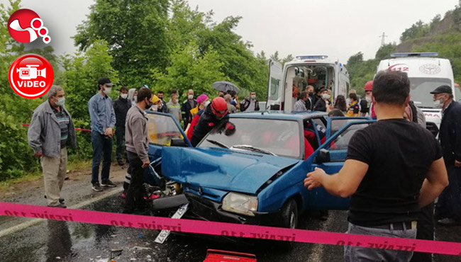 Bariyerlere çarptı!..