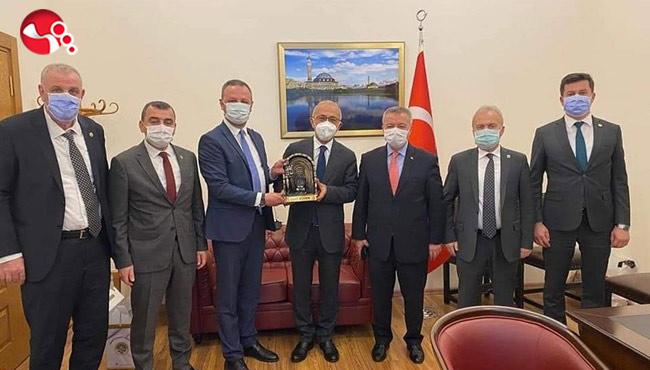 AK Parti Heyetinden Lütfi Elvan’a istişare ziyareti...