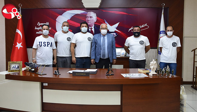 Herkül Kulübü’nden Başkan Posbıyık’a teşekkür ziyareti...