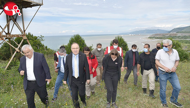 Vali Tutulmaz, Filyos’ta incelemelerde bulundu