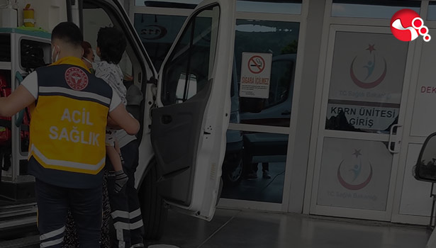 2 yaşındaki çocuk hastanelik oldu!..