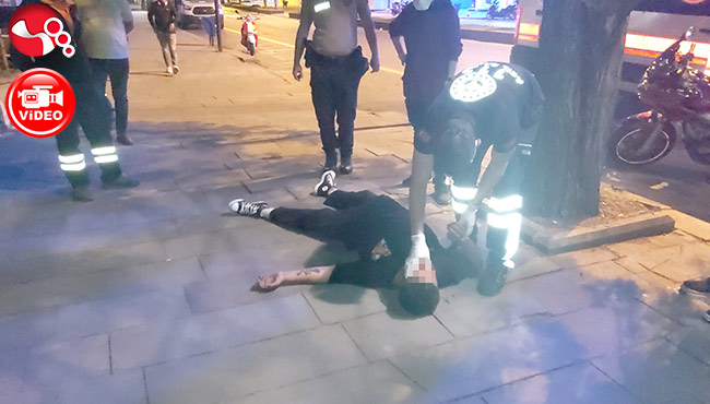 Yerde hareketsiz yatıyordu…