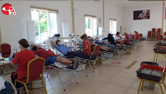 182. yıla özel 182 ünite kan bağışı