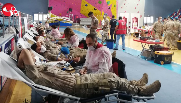 182. yıl anısına 1411 ünite kan bağışı...