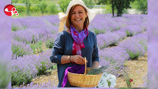 Başkan Elif Köse yılın ilk hasadına katıldı