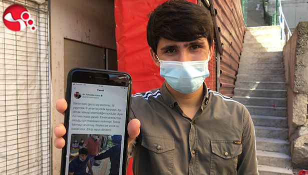 Bakan Koca’nın fotoğrafını paylaştığı Furkan o anları anlattı