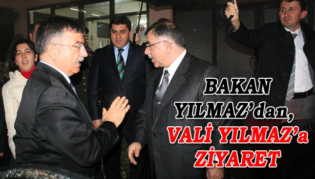BAKAN'DAN VALİ'YE ZİYARET