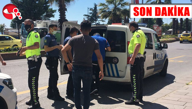 Yasak yere girince soluğu...