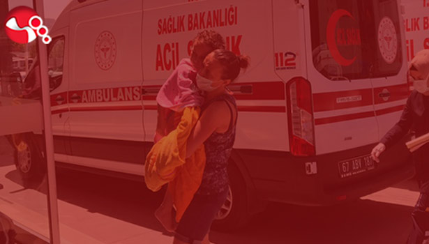 Küçük çocuğu plajda arı soktu, hastaneye kaldırıldı!..
