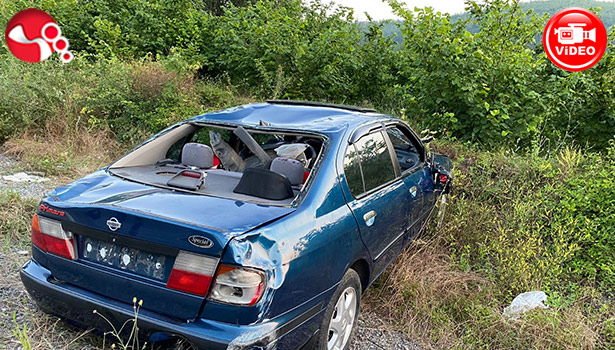 Kaza anı kameralara yansıdı! İşte o anlar...