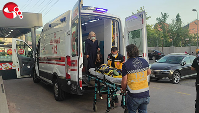 Yüksekten düşen çocuk hastanelik oldu!!!