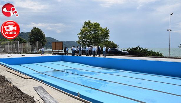 AQUA PARK ve YÜZME HAVUZLU BARIŞ PLAJI HALKLA BULUŞMAYA GÜN SAYIYOR