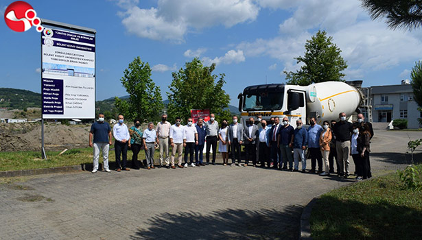 BEÜ Çaycuma Kampüsünde Amfi ve Derslik Binasının Temeli atıldı