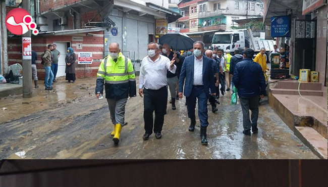 KAYMAKAM ÇORUMLUOĞLU SEL BÖLGESİNDE!!