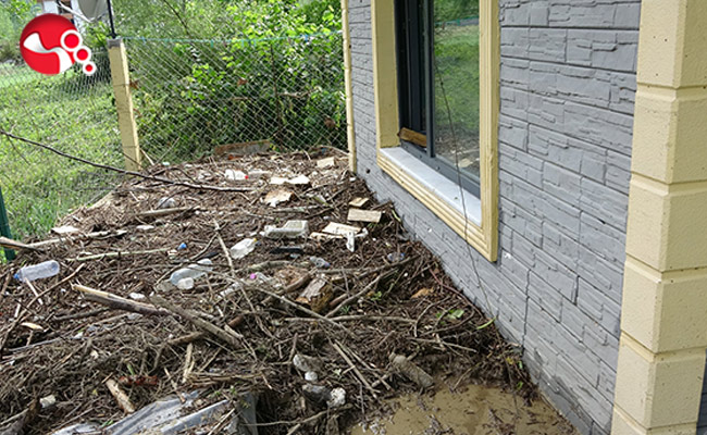 BAYRAMDA OTURACAĞI EV SULAR ALTINDA KALDI