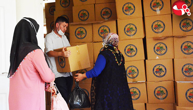 KDZ. EREĞLİ BELEDİYESİ BAYRAM ÖNCESİ GIDA YARDIMINDA BULUNUYOR