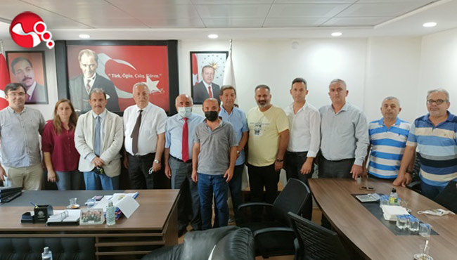 BAŞKAN AZMAN VE YÖNETİMİ EGD'Yİ ZİYARET ETTİ...