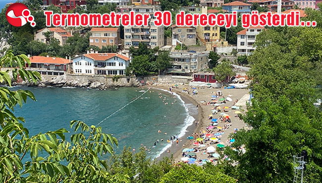 Vatandaşlar plajlara akın etti…