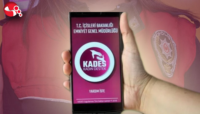 KADES Uygulamasını kullanarak yardım istedi