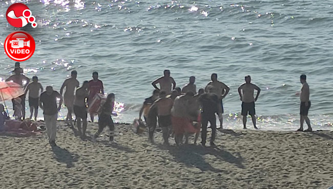 Denizde fenalaşınca boğulma tehlikesi geçirdi!