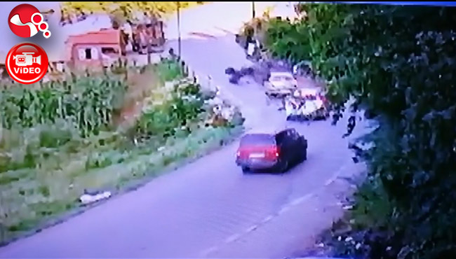 Patpat devrildi: 2 yaralı!