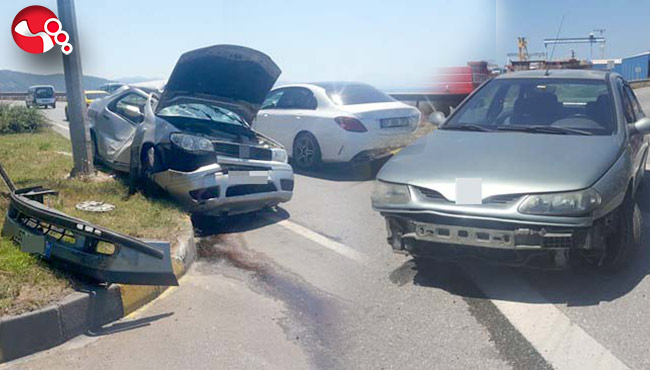 Tersaneler bölgesinde kaza!