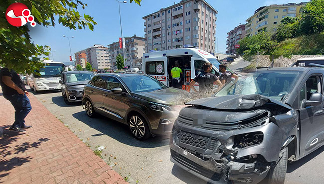 Trafik kazası:1 yaralı