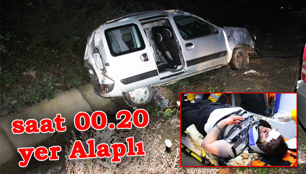 SU KANALINA DÜŞTÜ: 3 YARALI