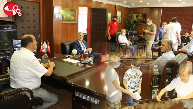 Gülüç Halkı ile bayramlaştılar…