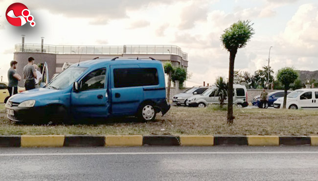 Trafik kazası sonrasında kavga çıktı!