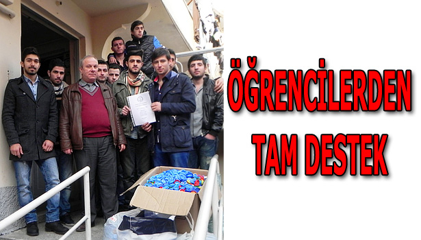 ÖĞRENCİLERDEN 18 BİN PLASTİK KAPAK