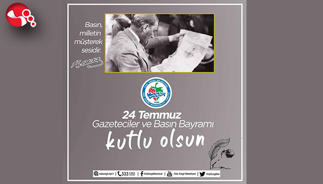 BAŞKAN POSBIYIK, “24 TEMMUZ GAZETECİLER VE BASIN BAYRAMINI KUTLUYORUM”