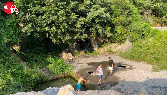 Kükürtlü su yoğun ilgi gördü