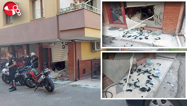 İşyerinin camları, kimliği belirsiz kişilerce kırıldı!