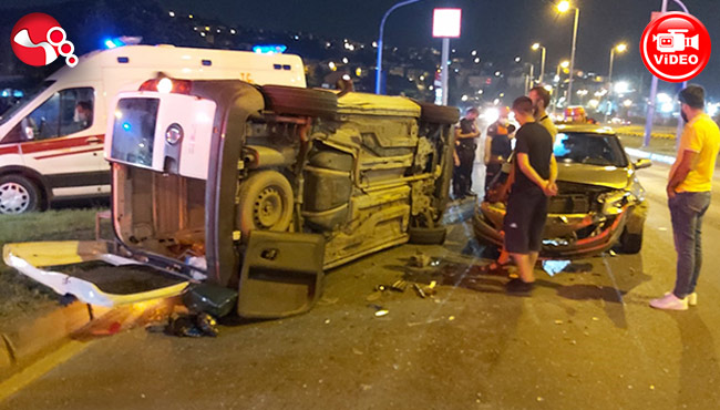 Kavşakta çarpıştılar: Yaralılar var!..