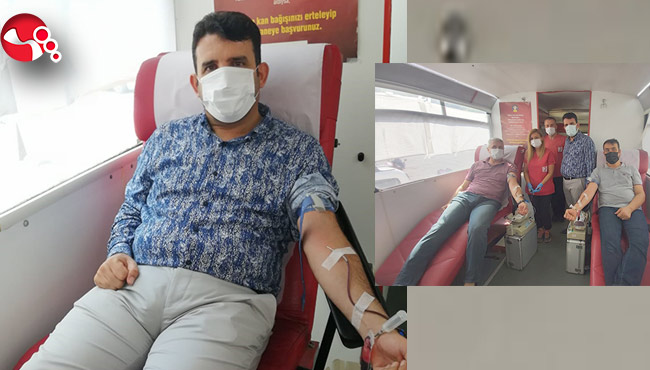 İl Başkan Yardımcısı Fatih Çakır'da kan bağışına destek verdi!..