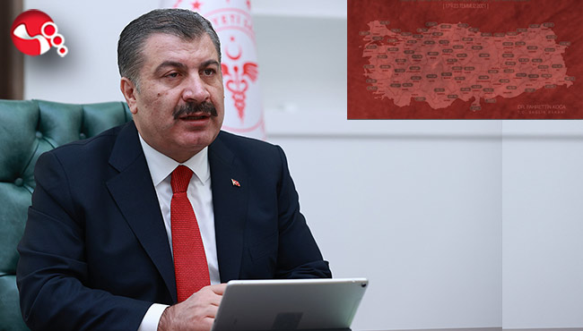 İllere göre haftalık vaka sayısı açıklandı!..