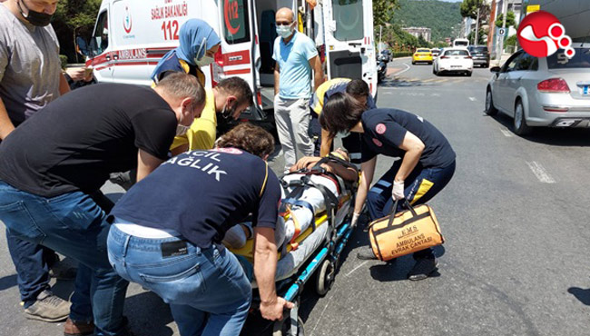 Motosiklet Kazası: 1 yaralı!..