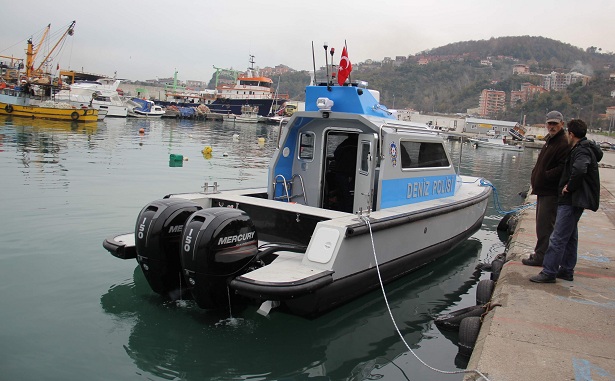 DENİZ POLİSİNE MODERN TEKNE ALINDI