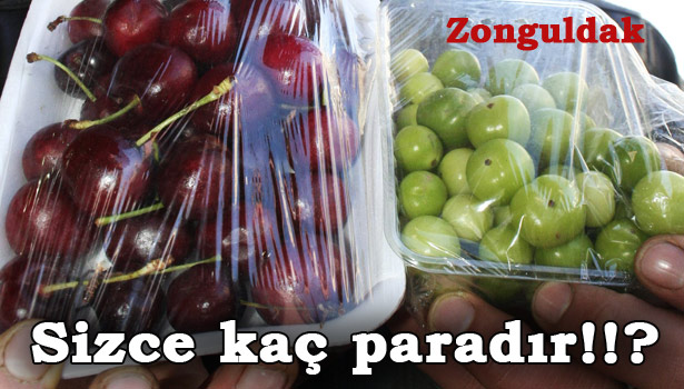 ERİK VE KİRAZ ALTINLA YARIŞIYOR