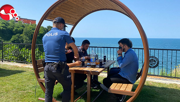 Sosyal mesafe ve maske denetimi