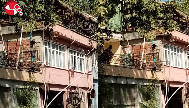 Taziye evinde yangın çıktı...