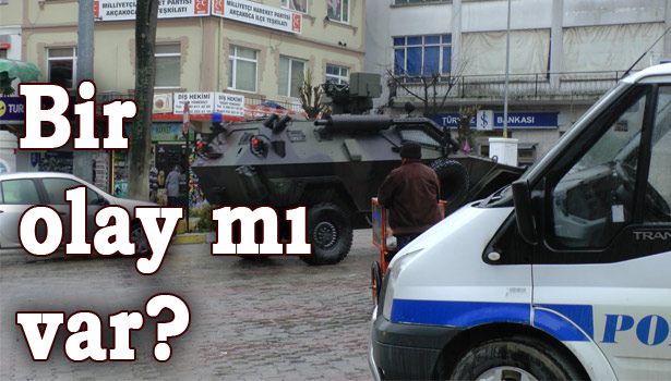 PANZERLER AKÇAKOCA'DAN GEÇTİ