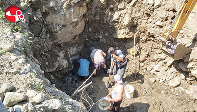 Selde zarar görmüştü,yenileniyor