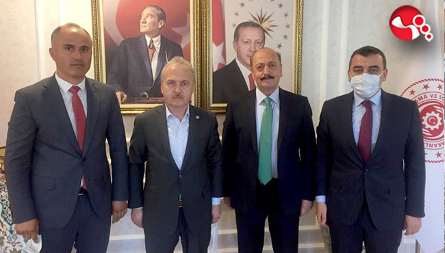 Milletvekilleri ile GMİS, Çalışma Bakanı ile bir araya geldi