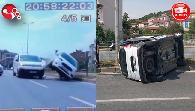 Feci Kaza: Kamyonet devrildi, Yaralılar!..