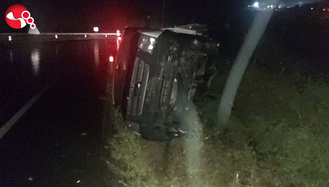 Aşırı yağış kazayı getirdi