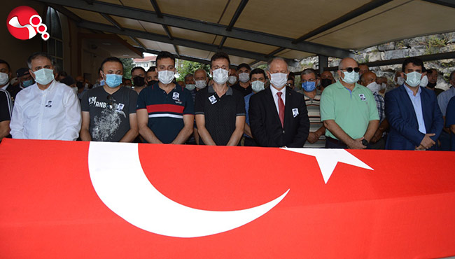 Kıbrıs Gazisi askeri törenle ebediyete uğurlandı