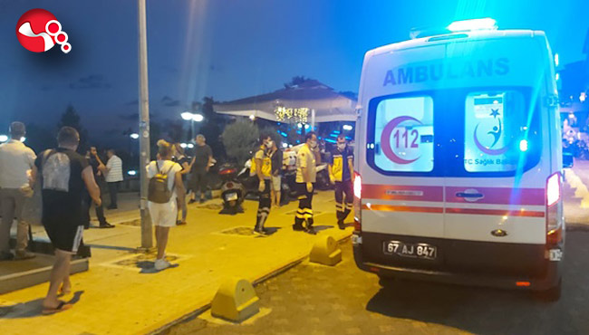 Kavga ettiler,olay yerinden kaçtı!..