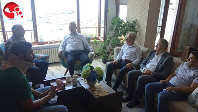 Nevzat Çimenoğlu’na taziye ziyareti...